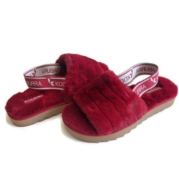 Koolaburra By UGG Fuzz'n II Slide Slipper Womens Size 7 Sandal Rose Red 1116914 - Picture 8 of 8